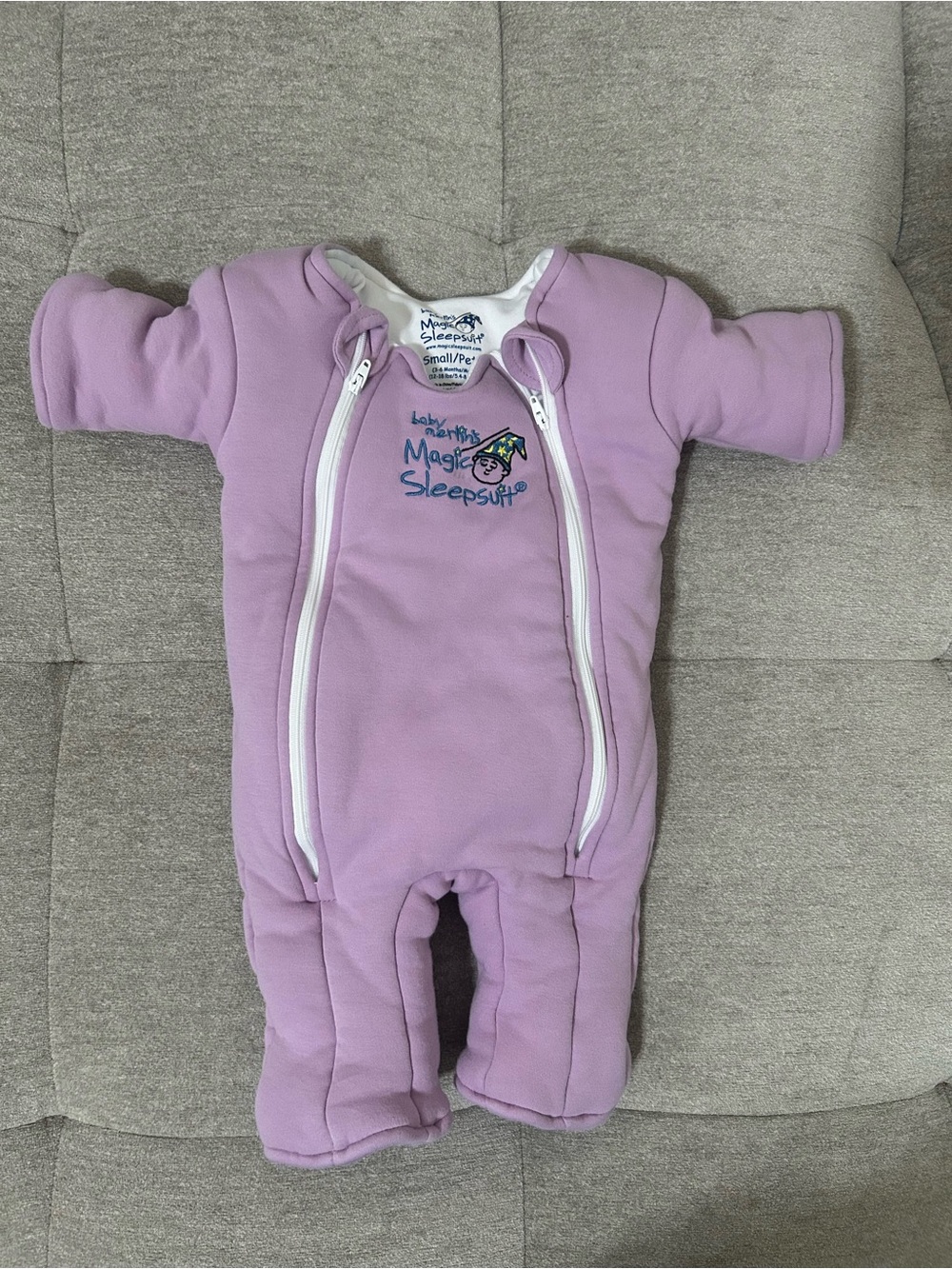 Magic Sleepsuit Lavender Sleepsuit for Babies 3-6 months 12-18 lbs